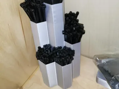 Zip tie holder