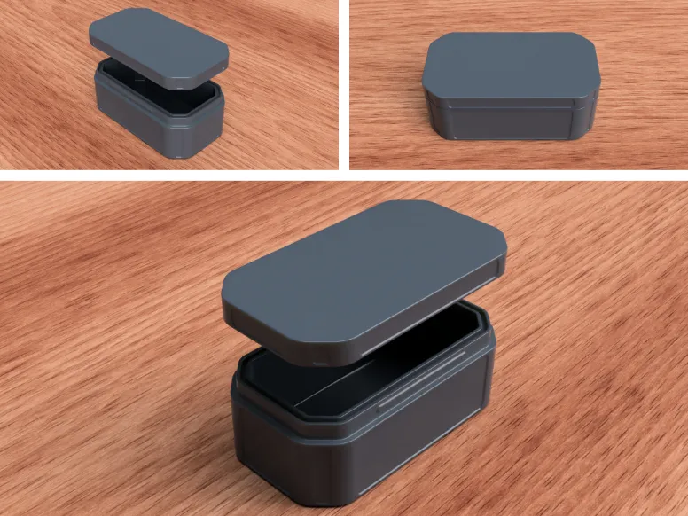 Airtight Snap-Lock Box