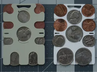 Wallet-Sized Coin Holder — For Exact Change
