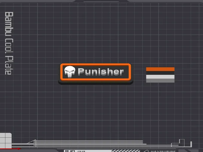 Punisher name plate
