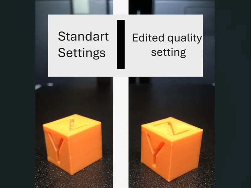 Calibration Cube/ Beste Qualität Einstellungen