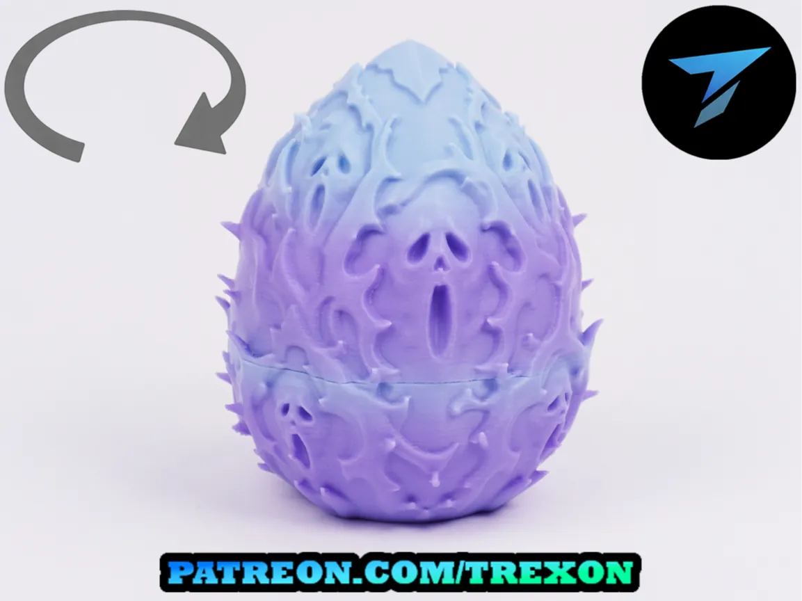 Ghost Dragon Egg Box - Free 3D Print Model - MakerWorld