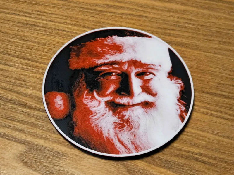 Santa Smiling - Coaster