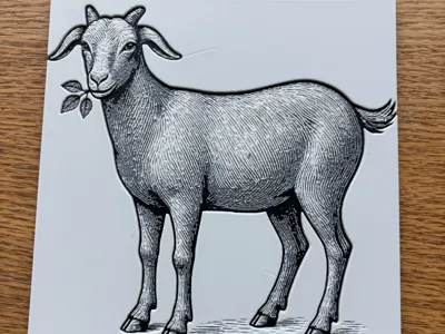 Goat chroma canvas 