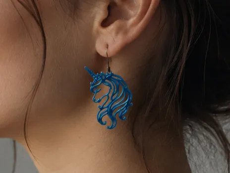 Einhorn Ohrringe – Elegante Fantasy-Ohrringe