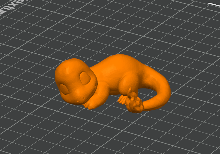 Miniatura 1 do modelo 3D Sleepy Charmander