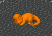 Sleepy Charmander - one color version