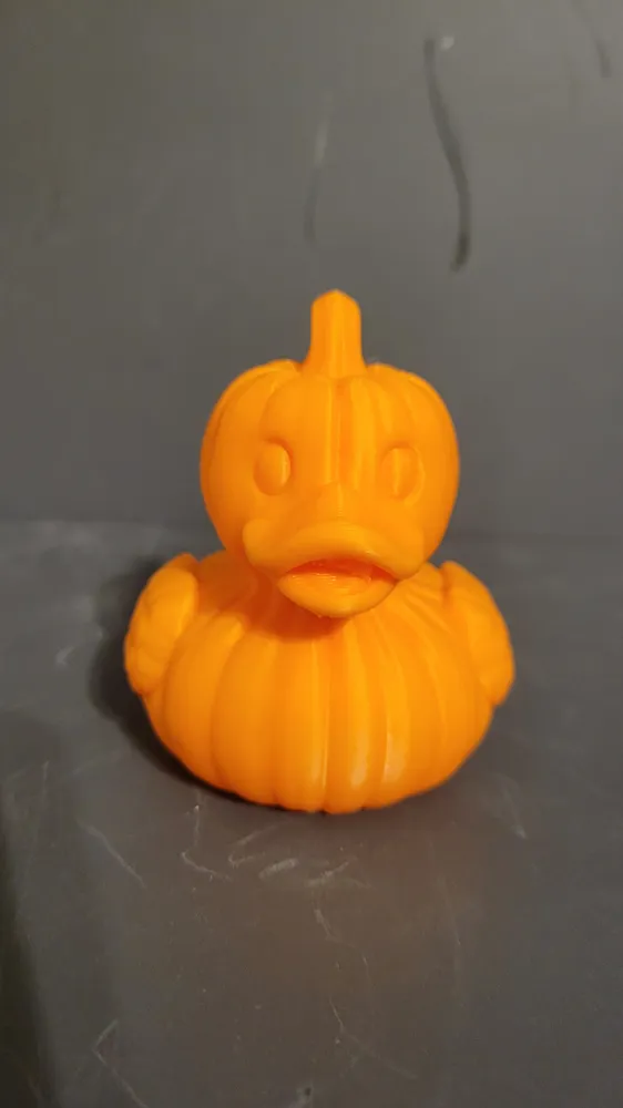 Halloween Pumpkin Duck by Satisfying 3D MakerWorld: Download Free 3D Models