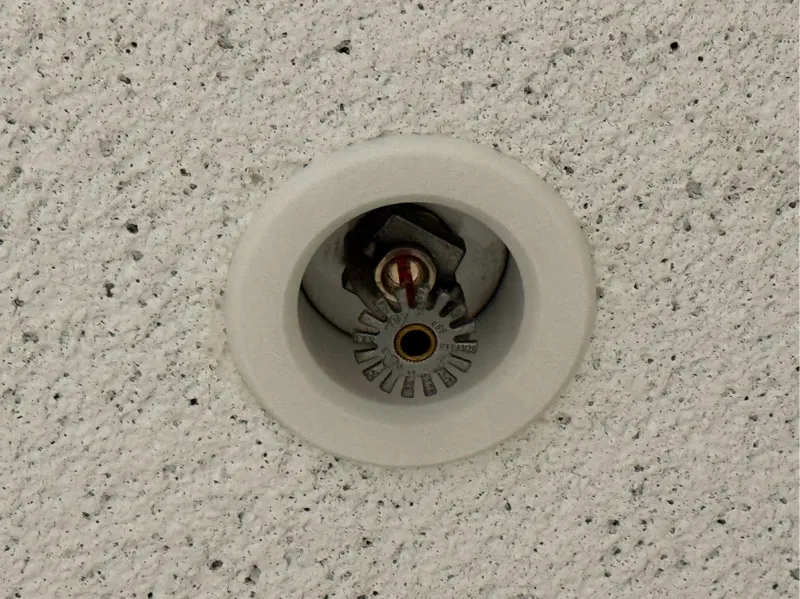 Fire Suppression Escutcheon (Model F1) - 2" Long