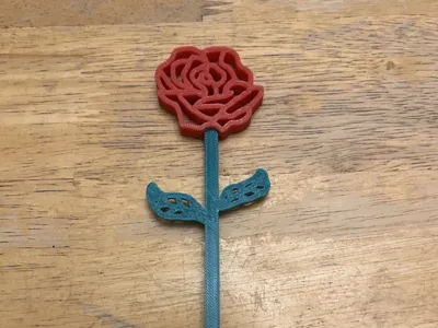 Rose Bookmark version 2