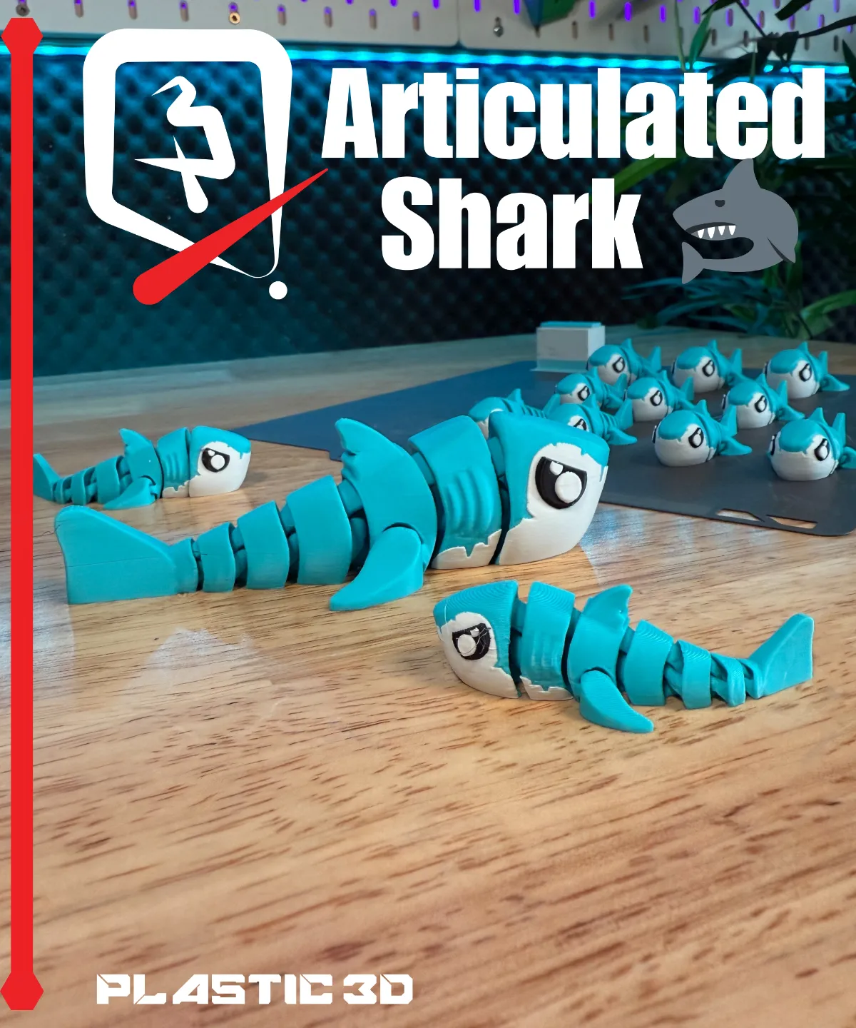 Articulated Shark view 2