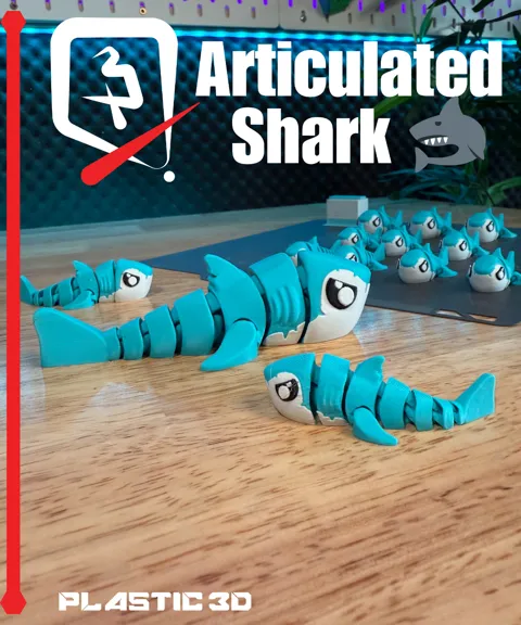 Articulated Shark view 2