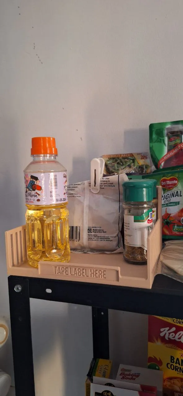 Small Shelf Organizer with Handle by Pixel Berry - MakerWorld