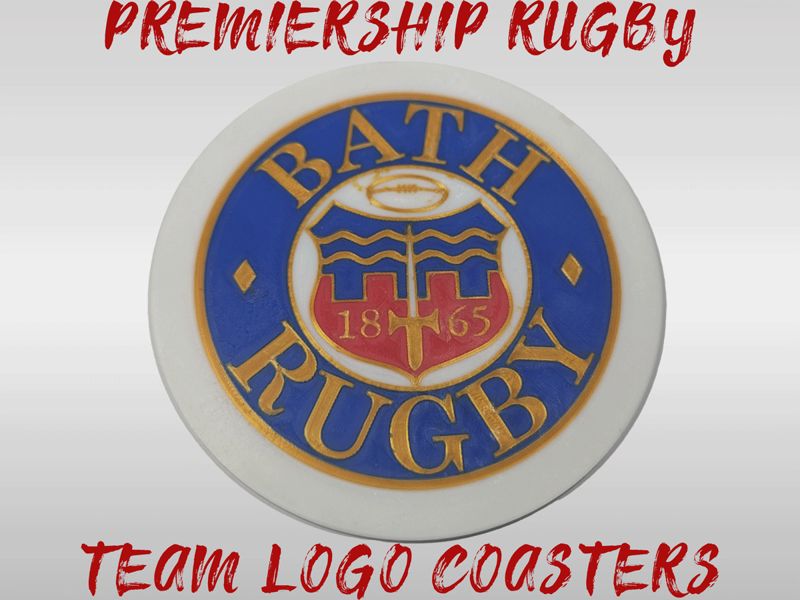 Rugby Team Logo Coasters