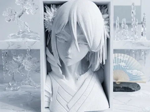 Soporte: Book Nook - Rukia - Hakka no Togame - Bleach — referencia de MakerWorld