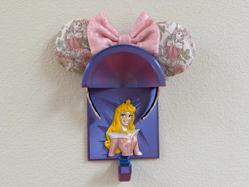 Sleeping Beauty ear wall display & backpack hanger