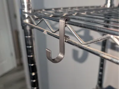 Snap in Place Wire Shelf Hook 
