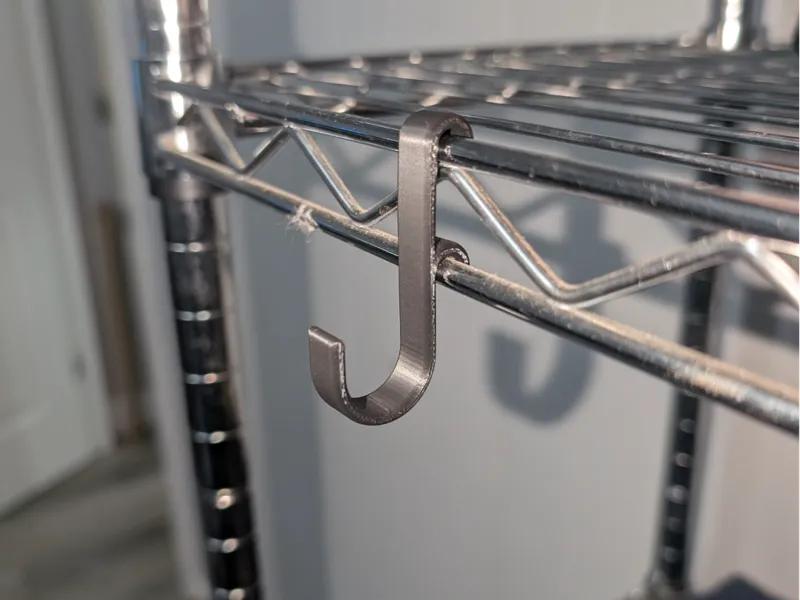 Snap in Place Wire Shelf Hook 