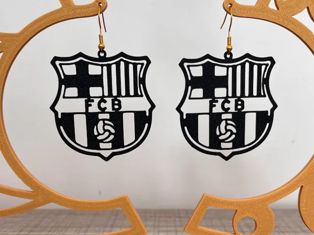 Earrings - FC BARCELONA