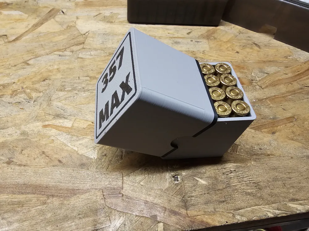 357 Maximum 16 Rounds Ammunition Box - Free 3D Print Model - MakerWorld