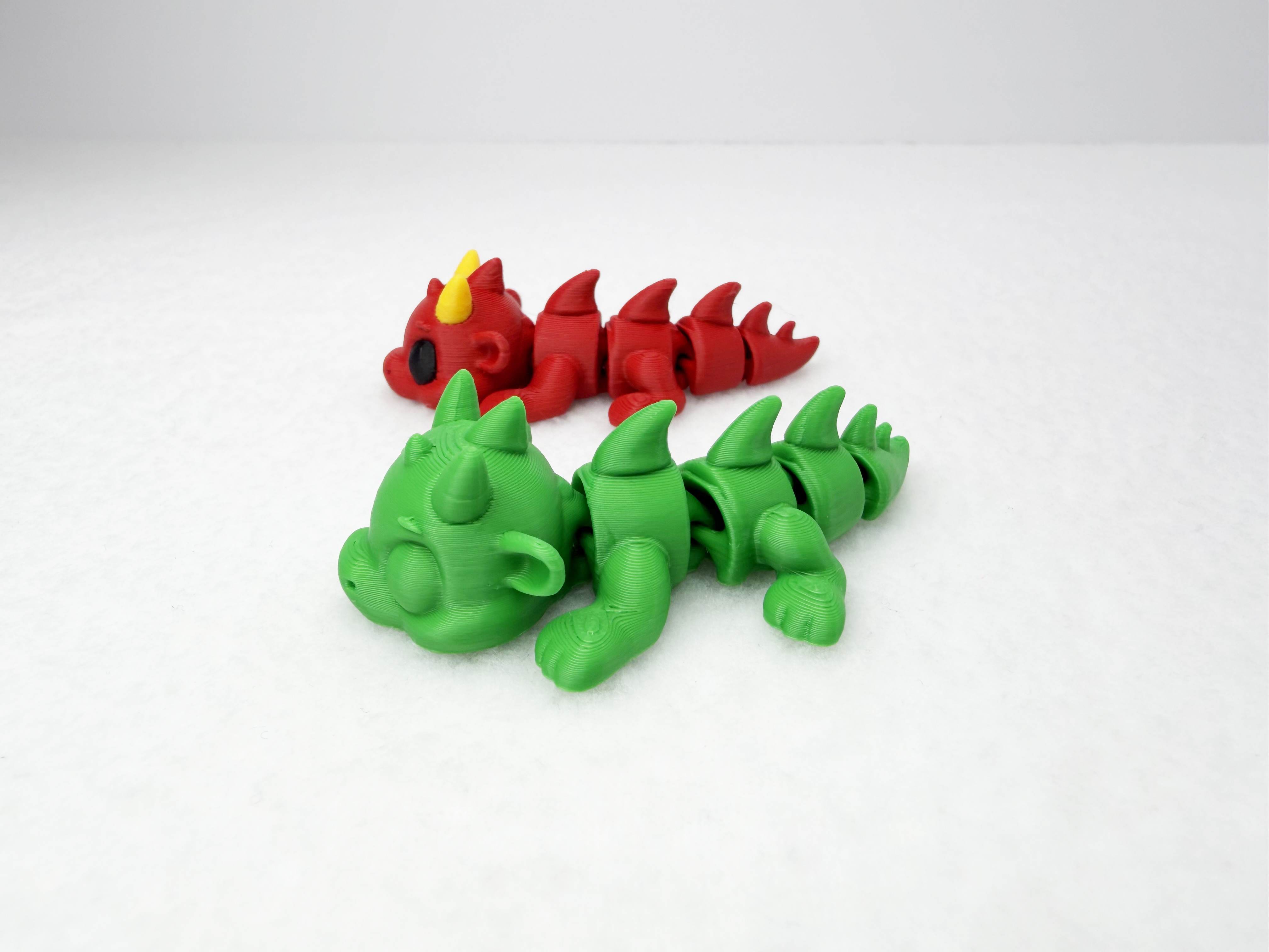 Miniatura 1 do modelo 3D Articulated Mini Dragon