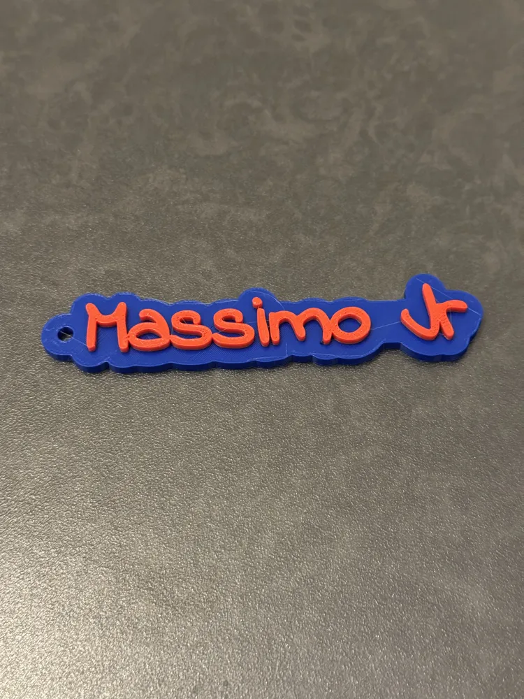 Keychain Massimo Jr - Massimo Jr Keychain - Free 3D Print Model ...