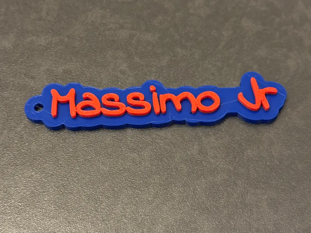 Keychain Massimo Jr - Massimo Jr Keychain - Free 3D Print Model ...
