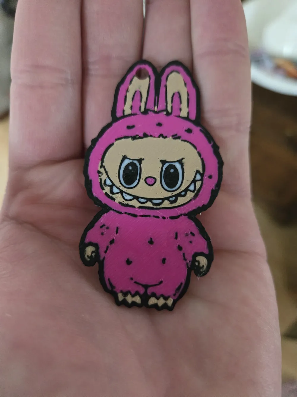 Labubu 2D Keychain - 4 Colors by Mech3D MakerWorld: Download Free 3D Models
