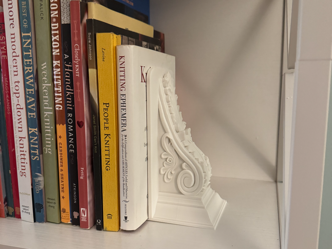 Corbel Bookend:  Rococo Inspired