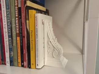Corbel Bookend:  Rococo Inspired