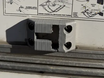 Trailer Door Latch repair