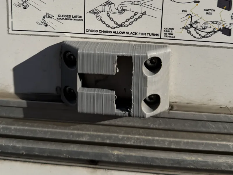 Trailer Door Latch repair 
