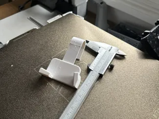 caliper holder for 22 mm dowel