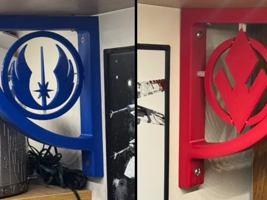 Jedi and Sith Shelf Bracket