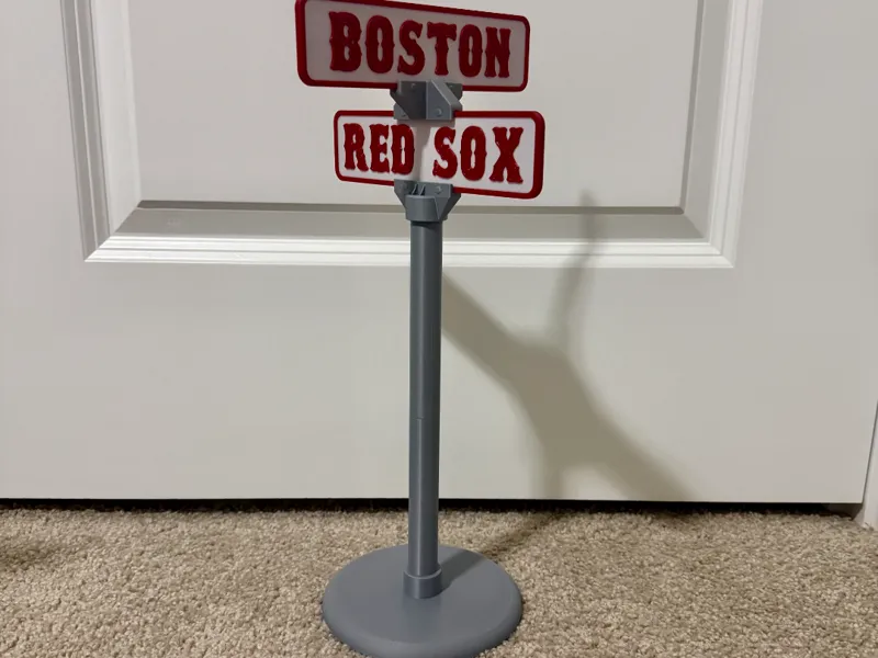 Boston Red Sox street sign