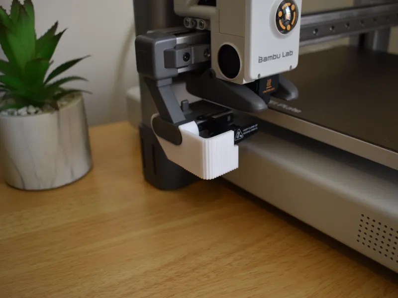 Bambulab A1/Mini Slim Ridged Modern Poop Deflector