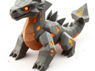 Low Poly Dragon Pokemon