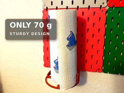 Paper Towel Holder only 70g for Ikea Skadis