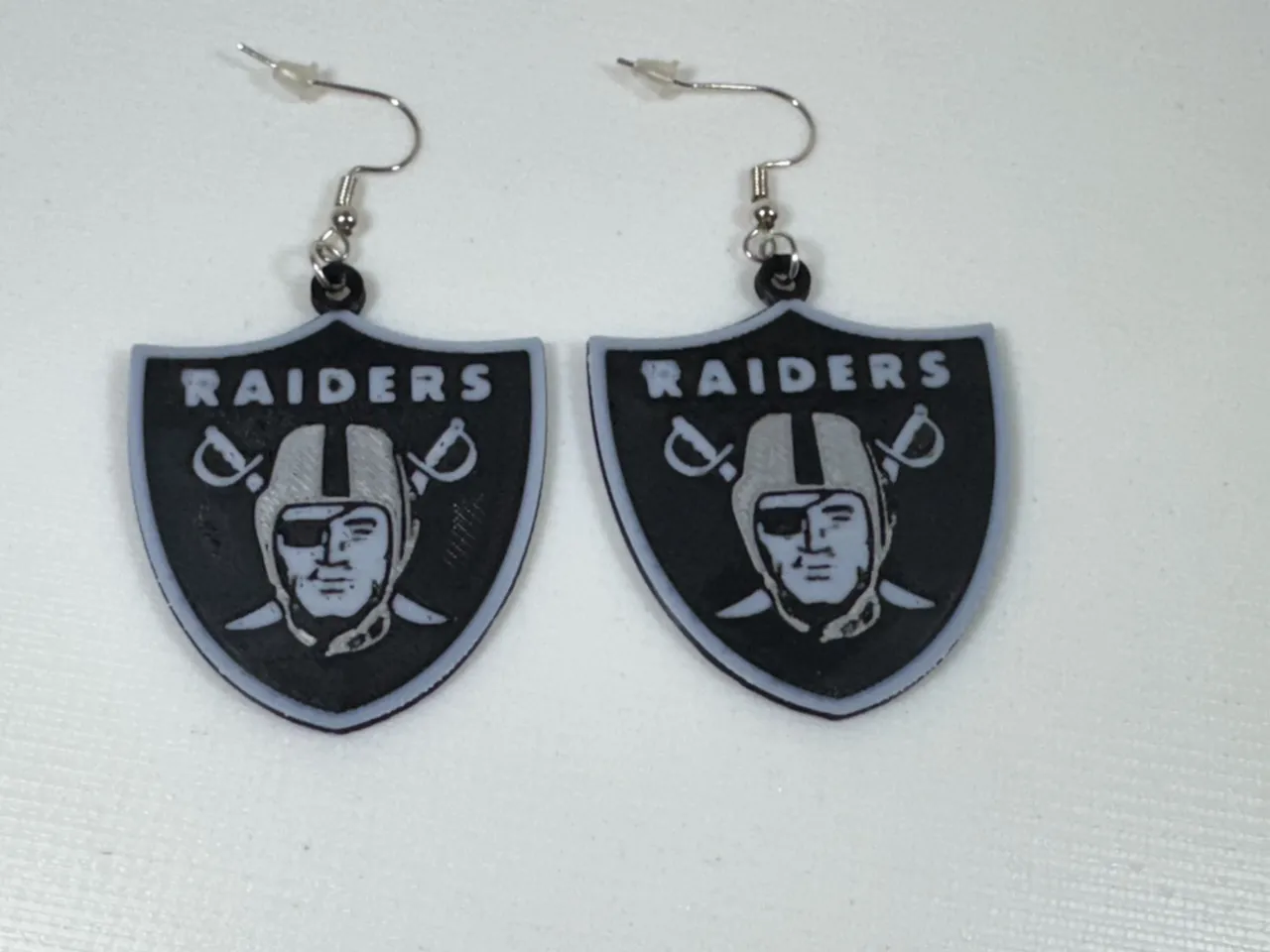 Las Vegas Raiders Earrings view 4