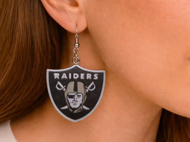 Las Vegas Raiders Earrings