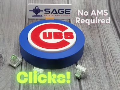 Cubs clicker fidget
