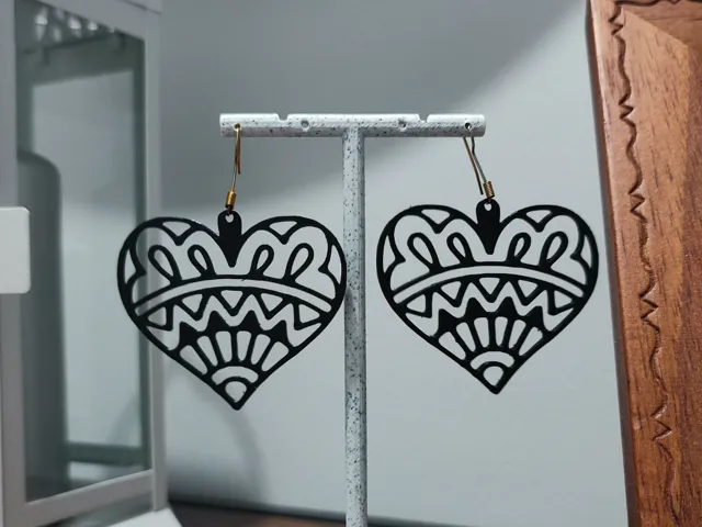 Aretes Corazón Hindú