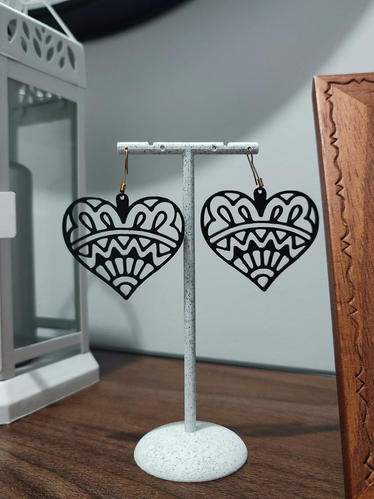Aretes Corazón Hindú view 2