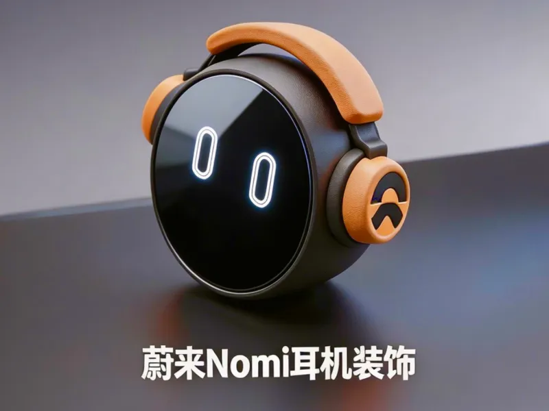 蔚来NOMI耳机装饰 nomi2.0/3.0通用带logo