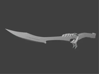 Dek's blade from Predator badlands (foldable)