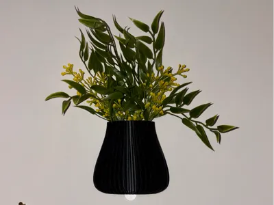 Adhesive Aritifical Flower Wall Vase