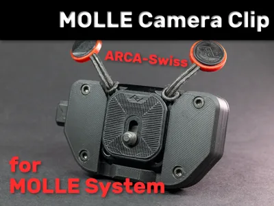 Camera clip for MOLLE System