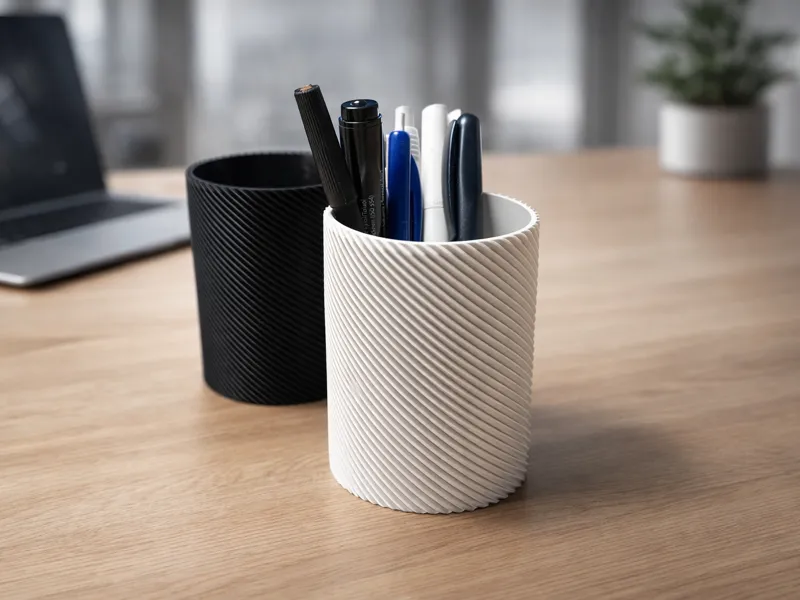 Pencil Holder Spiral Design easy to print