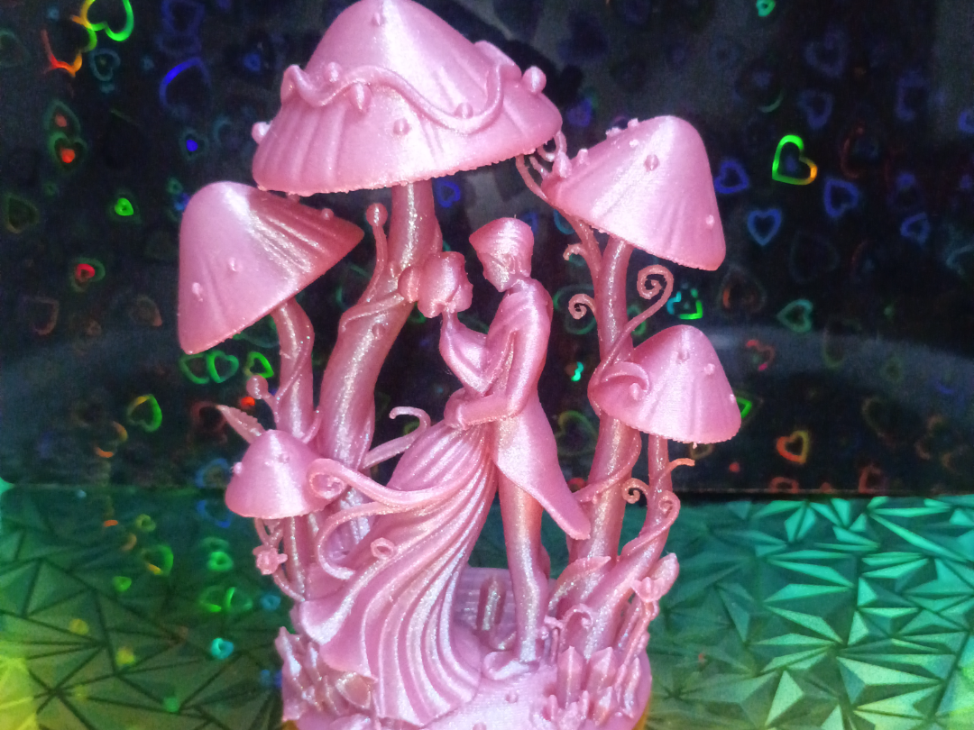 Mushroom Fairy Wedding Sculpture