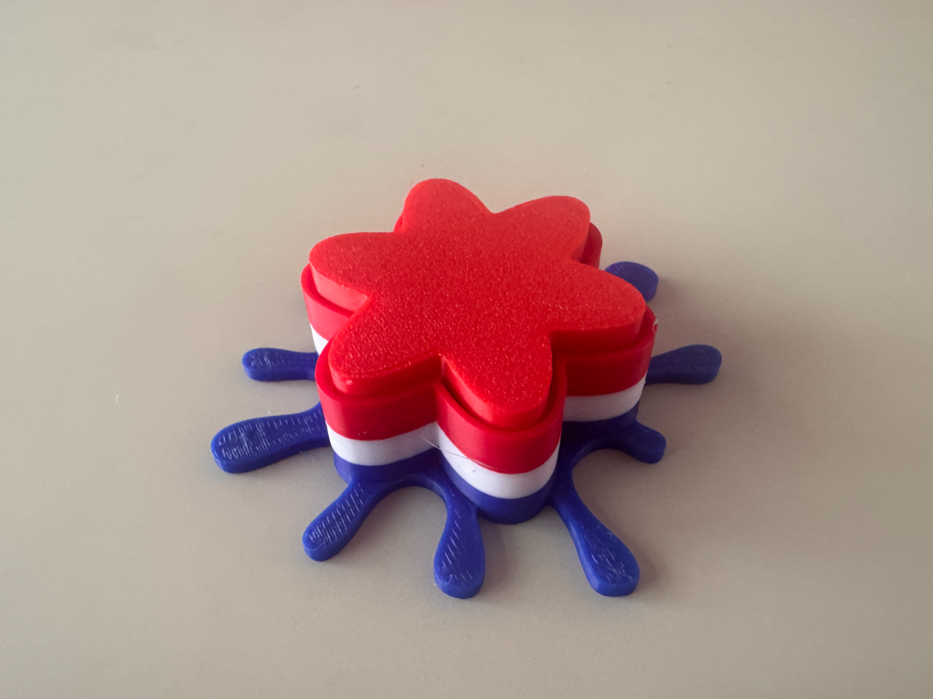 Splat fire cracker star fidget clicker